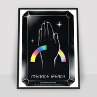 Image 1 of Menace Beach Screenprinted Tour Poster