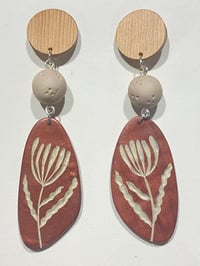Native Flower Carving with Huon Pine Studs
