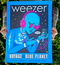 Image 1 of WEEZER - VOYAGE TO THE BLUE PLANET TOUR -Poster