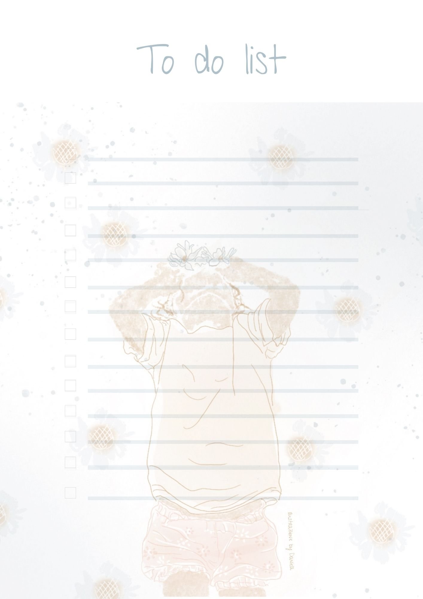 Image of Disegni-ni digitali- serie TO DO LIST 