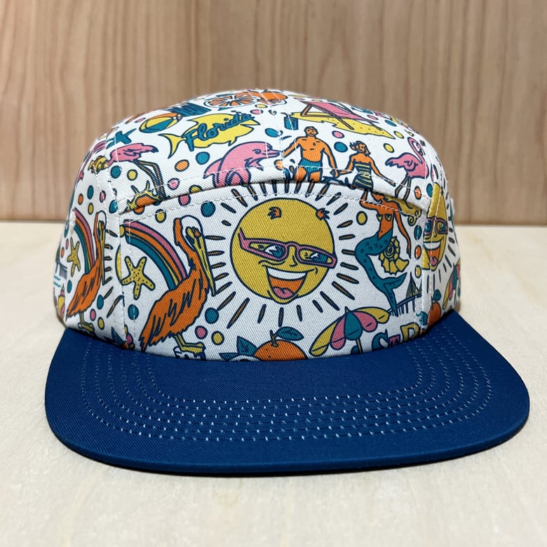 Image of TASTY 5 PANEL HAT (BLUE)