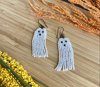 Image 1 of Ghost Fringe Earrings 