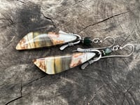 Image 5 of Picture Jasper earrings. n2