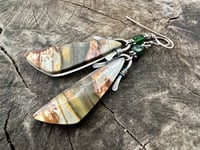 Image 9 of Picture Jasper earrings. n2