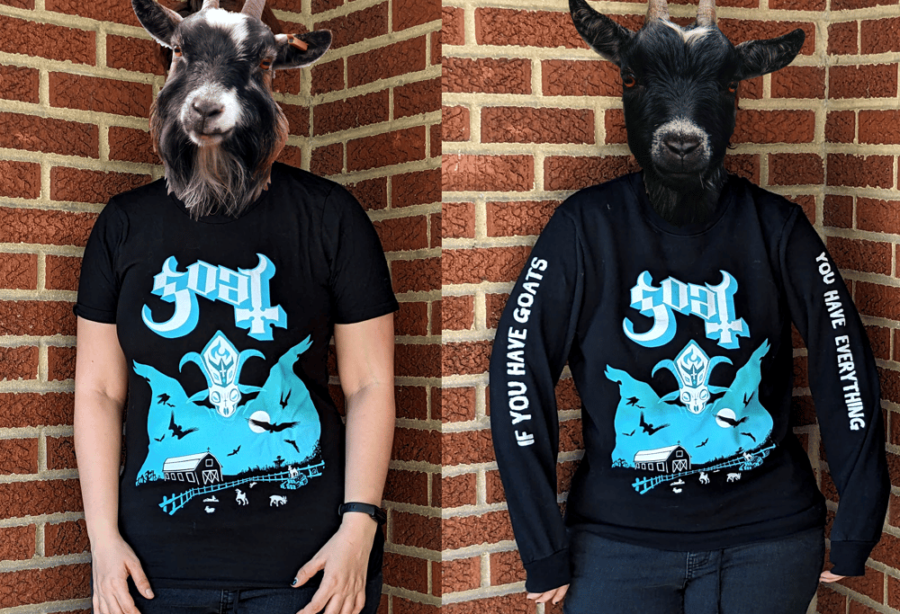 Ghost Goat Sweatshirts and Tshirts 