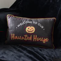 Haunted House Rectangular Cushion 40cm
