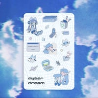 Image of ./c̶y̶b̵e̶r̸ ̵d̴r̶e̷a̵m̵  - Sticker Sheet