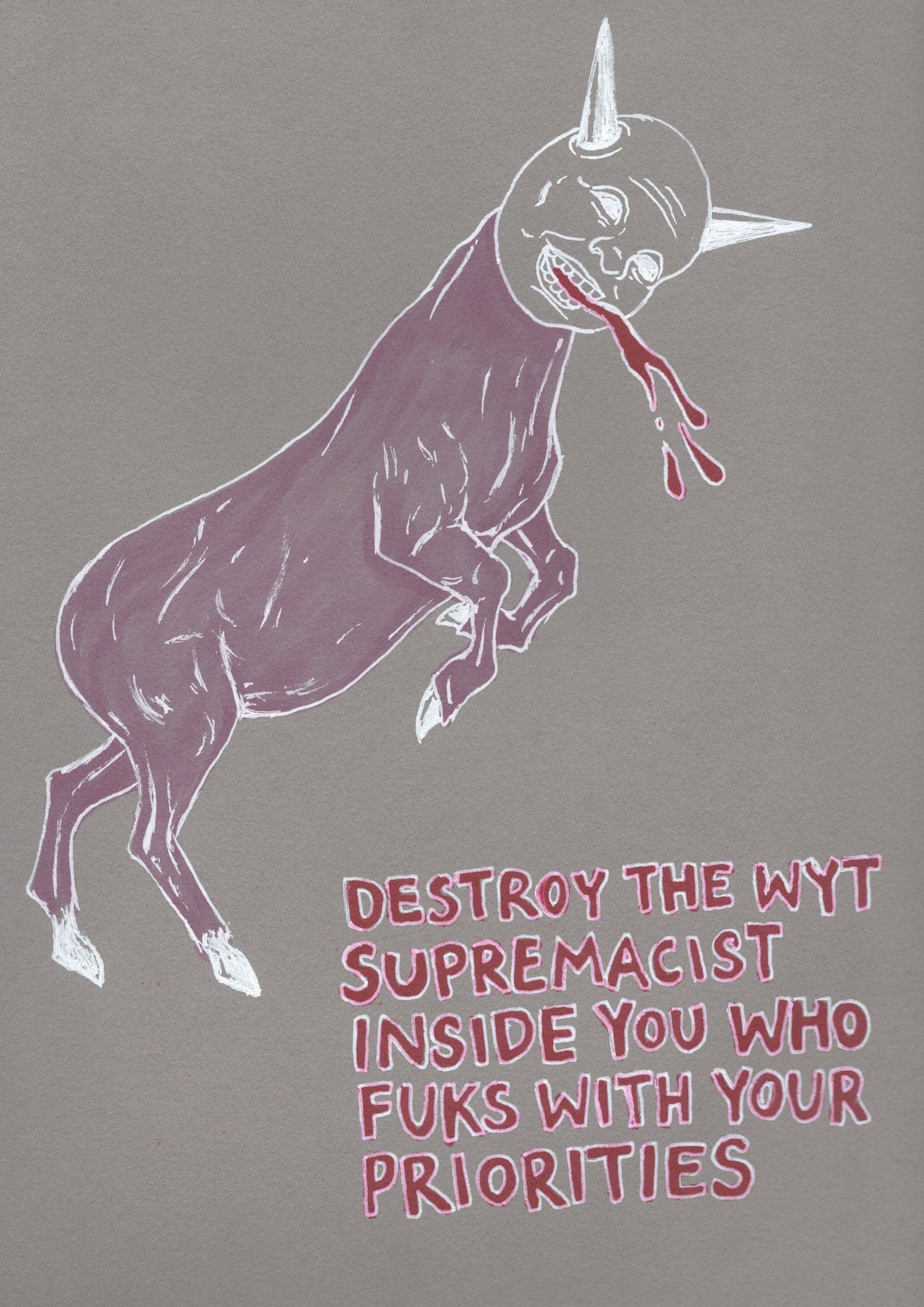 Image of WHITE HOOF (set of 2)