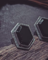 Image 4 of Black Hex Rings