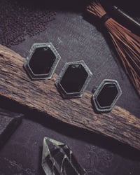 Image 7 of Black Hex Rings