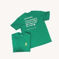 Image 1 of ⚡️JC⚡️Mint “Positive Impact” Tee