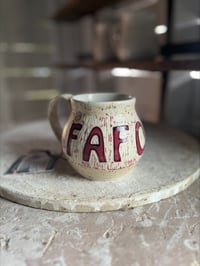 Image 1 of HANDCRAFTED POTTERY MUG #5