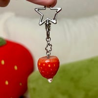 strawb keychain