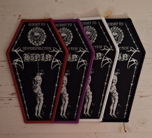 Image of Shining "Submit To Self-Destruction (Purple)" Patch