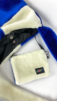 Image 2 of Blue square bag