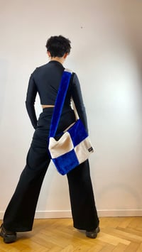 Image 5 of Blue square bag