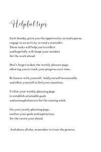 Image 4 of The poetry planner 