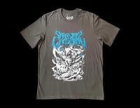 Image 4 of Exuding Degenerative Cadavers Shirt (White/Grey)