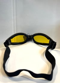 Image 2 of Yellow Foldable Riding Goggles