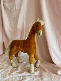 Image 1 of 1940's Rare Merrythought Shetland Pony Plush Toy