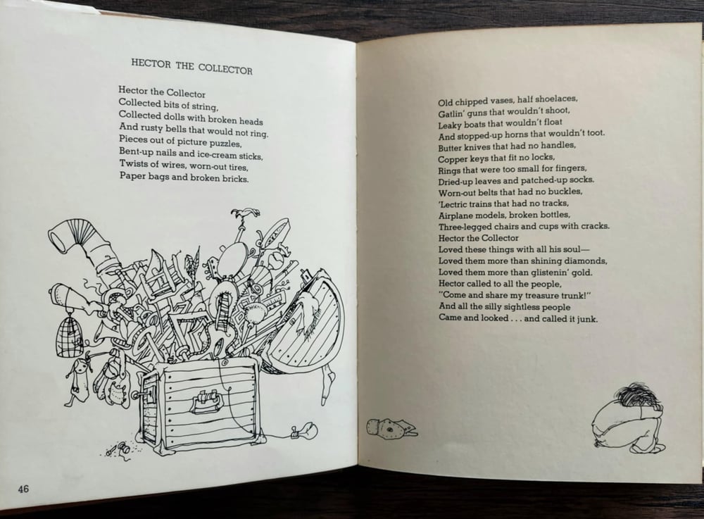 Where the Sidewalk Ends, by Shel Silverstein - Rare/Early printing w/ Gypsies poem