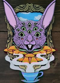 Image 1 of March Hare Wall Art - UV Reactive