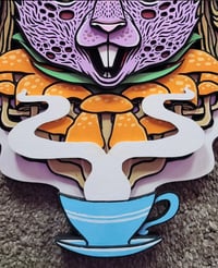 Image 4 of March Hare Wall Art - UV Reactive