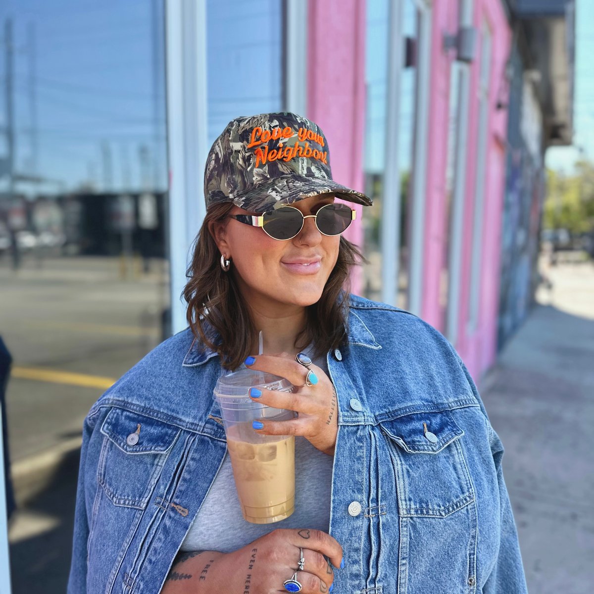 Image of CAMO / ORANGE HAT