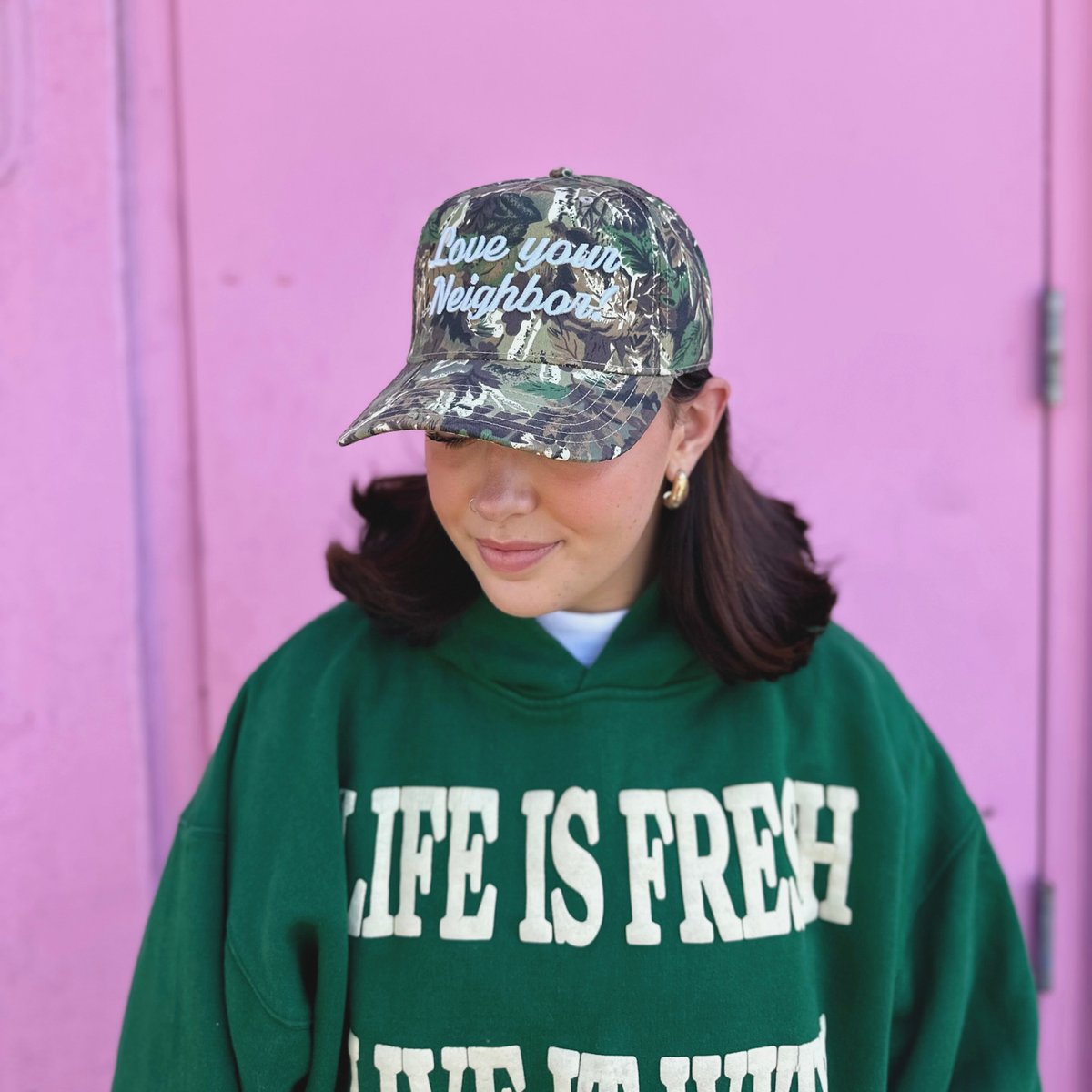 Image of CAMO/WHITE HAT 