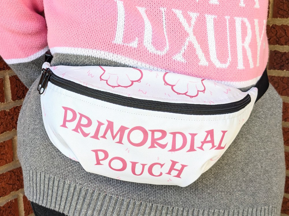 White Cat Primordial Pouch Fanny Pack