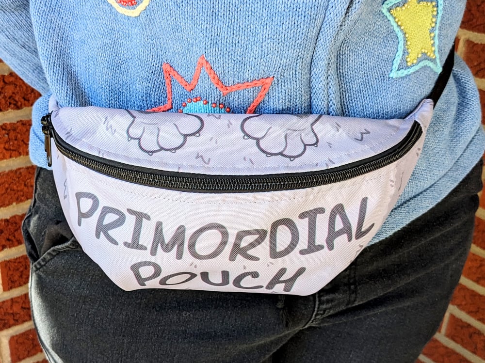 Grey Tabby Primordial Pouch Fanny Pack