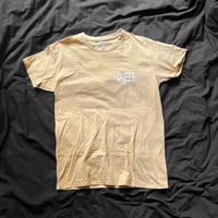 Image of READY-TO-SHIP: QUEER on the side (beige, size L, upcycled)