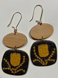 Native Flower Carving with Tasmanian Huon Pine accents