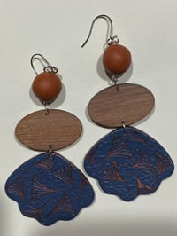 Ginkgo Leaf Carving with Tasmanian Myrtle accents