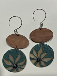 Translucent Flower Carving with Tasmanian Myrtle accents