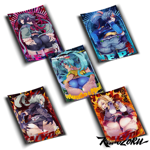 Image of ZZZ + Miku Booty Artprints