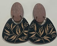 Signature Wattle Carving with Tasmanian Myrtle Studs