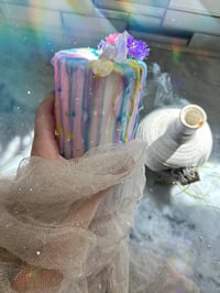 Image 6 of Unicorn Tears Spell Candle , healing rifts candle , hex breaking candle, black candle, magick can...