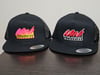 Black MT Flat Bill Snapback Hat