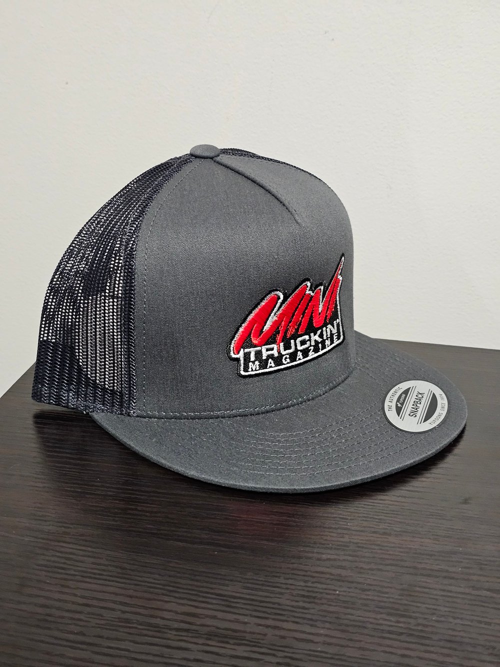 Charcoal Flat Bill MT Snapback