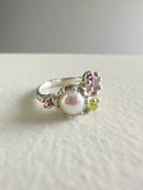 Image 2 of Pearl Posy Cluster Ring