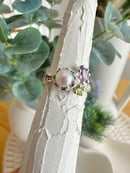 Image 1 of Pearl Posy Cluster Ring