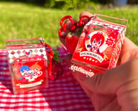 Image 2 of TWST Heartslabyul Strawberry Tea Carton Charm 