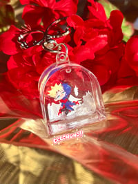 Image 1 of TRIGUN Vashwood Feather Snowglobe Charm 