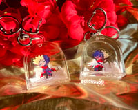 Image 2 of TRIGUN Vashwood Feather Snowglobe Charm 