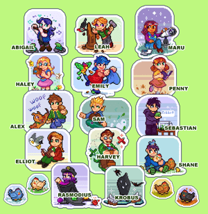 Stardew Stickers