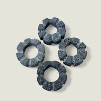 Image 5 of Small Carved Lava Ring Necklace (#03)