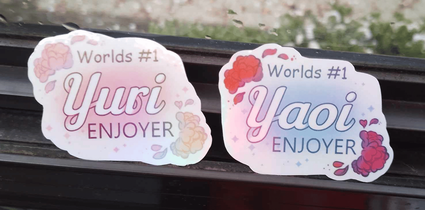 Yaoi and Yuri Stickers!