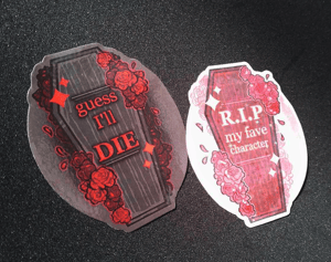 Coffin Stickers