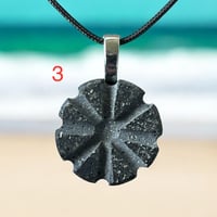 Image 3 of Carved Lava Necklace (#02)